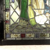 Pre-Raphaelite Stained Glass of Archangel Gabriel Blowing a Trumpet c.1880 - Thumbnail 16