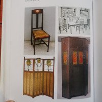 Liberty & Co., A Glasgow-Style Arts & Crafts Walnut Three Fold Screen/Room Divider - Thumbnail 13