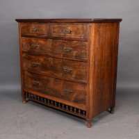 Maple & Co., London, in the Style of Bruce Talbert. A Good Quality Aesthetic Movement Chest of Drawers - Thumbnail 3