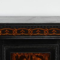 Daniel Cottier, attributed. An Aesthetic Movement Oak Sideboard in the Queen Anne Style - Thumbnail 6