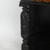 Daniel Cottier, attributed. An Aesthetic Movement Oak Sideboard in the Queen Anne Style - Thumbnail 16