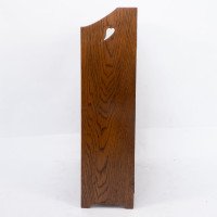 Liberty & Co attri. A little Arts & Crafts oak bookcase with heart cut-outs - Thumbnail 4