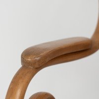 Thonet – Vienna Secession beech bentwood settee with caned seat and back - Thumbnail 11
