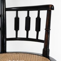 Rhoda and Agnes Garrett., An Aesthetic Movement Cane Seated Armchair - Thumbnail 10