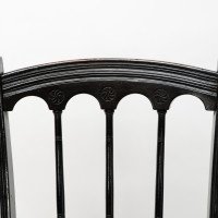 Collier & Plucknett, attributed. Godwin Style. Aesthetic Movement Ebonized Music Chair - Thumbnail 7