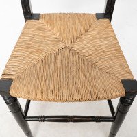 Collier & Plucknett, attributed. Godwin Style. Aesthetic Movement Ebonized Music Chair - Thumbnail 9