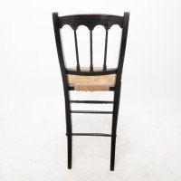 Collier & Plucknett, attributed. Godwin Style. Aesthetic Movement Ebonized Music Chair - Thumbnail 13