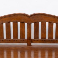 An Arts & Crafts Super Quality Teak Hall Bench in the Style of Arthur Simpson - Thumbnail 4