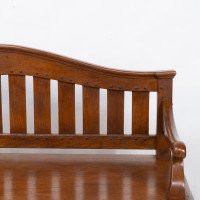 An Arts & Crafts Super Quality Teak Hall Bench in the Style of Arthur Simpson - Thumbnail 5