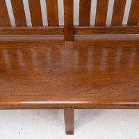 An Arts & Crafts Super Quality Teak Hall Bench in the Style of Arthur Simpson - Thumbnail 8