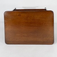 Leonard Wyburd for Liberty & Co., Rare Arts & Crafts Two-tier Mahogany Side Table - Thumbnail 10