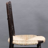 Morris & Co. Ford Madox Brown. Pair of Aesthetic Movement rush seat side chairs Sussex range - Thumbnail 8