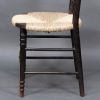 Morris & Co. Ford Madox Brown. Pair of Aesthetic Movement rush seat side chairs Sussex range - Thumbnail 14