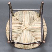 Morris & Co. Ford Madox Brown. Pair of Aesthetic Movement rush seat side chairs Sussex range - Thumbnail 19