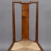 Morris & Co., Possibly Designed by W. Lethaby. A Set of Four Oak Dining Chairs - Thumbnail 8