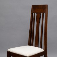 E. A. Taylor, attributed. A Set of Eight Arts & Crafts Glasgow School Oak Dining Chairs - Thumbnail 10