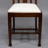 E. A. Taylor, attributed. A Set of Eight Arts & Crafts Glasgow School Oak Dining Chairs - Thumbnail 14