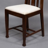 E. A. Taylor, attributed. A Set of Eight Arts & Crafts Glasgow School Oak Dining Chairs - Thumbnail 15