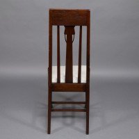 E. A. Taylor, attributed. A Set of Eight Arts & Crafts Glasgow School Oak Dining Chairs - Thumbnail 18