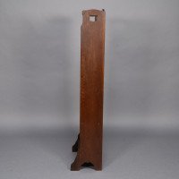 Liberty & Co., A Slim Arts & Crafts Oak Bookcase with Stylized Floral Cut-outs - Thumbnail 5