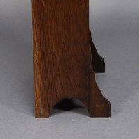 Liberty & Co., A Slim Arts & Crafts Oak Bookcase with Stylized Floral Cut-outs - Thumbnail 14