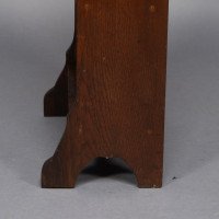 Liberty & Co., A Slim Arts & Crafts Oak Bookcase with Stylized Floral Cut-outs - Thumbnail 18