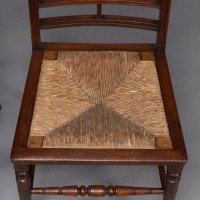 Jas Shoolbred & Co. – Aesthetic Movement Pair of  Walnut Side or Dining Chairs - Thumbnail 11