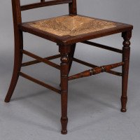 Jas Shoolbred & Co. – Aesthetic Movement Pair of  Walnut Side or Dining Chairs - Thumbnail 13