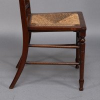 Jas Shoolbred & Co. – Aesthetic Movement Pair of  Walnut Side or Dining Chairs - Thumbnail 12