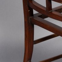 Jas Shoolbred & Co. – Aesthetic Movement Pair of  Walnut Side or Dining Chairs - Thumbnail 17
