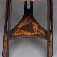 Liberty & Co., An Intricately Carved Arts & Crafts side table - Thumbnail 13