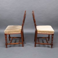 Charles Mills & Sons. Three Aesthetic Movement Side Chairs with Ebonized Turnings - Thumbnail 6