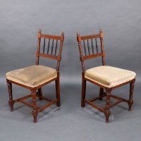 Charles Mills & Sons. Three Aesthetic Movement Side Chairs with Ebonized Turnings - Thumbnail 5