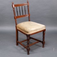 Charles Mills & Sons. Three Aesthetic Movement Side Chairs with Ebonized Turnings - Thumbnail 7