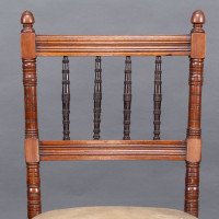 Charles Mills & Sons. Three Aesthetic Movement Side Chairs with Ebonized Turnings - Thumbnail 10
