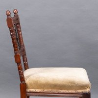 Charles Mills & Sons. Three Aesthetic Movement Side Chairs with Ebonized Turnings - Thumbnail 11
