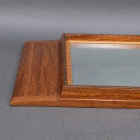 Edward Barnsley. An Exceptional Arts & Crafts Handmade Walnut Landscape Mirror - Thumbnail 11