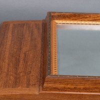 Edward Barnsley. An Exceptional Arts & Crafts Handmade Walnut Landscape Mirror - Thumbnail 12
