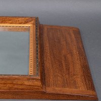 Edward Barnsley. An Exceptional Arts & Crafts Handmade Walnut Landscape Mirror - Thumbnail 13