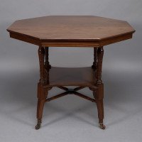 Jas Shoolbred Attributed – Aesthetic Movement Octagonal Centre Table - Thumbnail 2