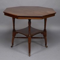 Jas Shoolbred Attributed – Aesthetic Movement Octagonal Centre Table - Thumbnail 3