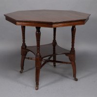 Jas Shoolbred Attributed – Aesthetic Movement Octagonal Centre Table - Thumbnail 7