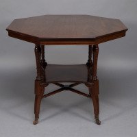 Jas Shoolbred Attributed – Aesthetic Movement Octagonal Centre Table - Thumbnail 9