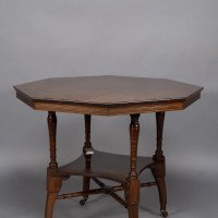 Jas Shoolbred Attributed – Aesthetic Movement Octagonal Centre Table - Thumbnail 12