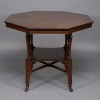Jas Shoolbred Attributed – Aesthetic Movement Octagonal Centre Table - Thumbnail 4