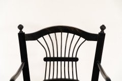 Dante Gabriel Rossetti for Morris & Co. – Pair of Rush-Seated Armchairs - Thumbnail 7