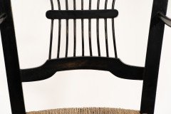 Dante Gabriel Rossetti for Morris & Co. – Pair of Rush-Seated Armchairs - Thumbnail 10