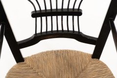 Dante Gabriel Rossetti for Morris & Co. – Pair of Rush-Seated Armchairs - Thumbnail 11