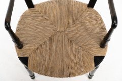 Dante Gabriel Rossetti for Morris & Co. – Pair of Rush-Seated Armchairs - Thumbnail 12