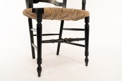 Dante Gabriel Rossetti for Morris & Co. – Pair of Rush-Seated Armchairs - Thumbnail 15